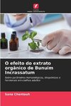 O efeito do extrato orgânico de Bunuim Incrassatum