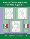 Italian Colouring Book For Kids Ages 5-7