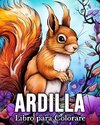 Ardilla Libro para Colorear