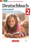 Deutschbuch Gymnasium Band 2: 6. Schuljahr. Baden-Württemberg - Bildungsplan 2016 - Arbeitsheft mit interaktiven Übungen online