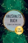 Haushaltsbuch für 4 Jahre