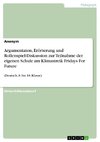 Argumentaton, Erörterung und Rollenspiel-Diskussion zur Teilnahme der eigenen Schule am Klimastreik Fridays For Future