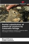 Partial substitution of industrial mixture by Canavalia foliage