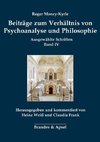 Beiträge zum Verhältnis von Psychoanalyse und Philosophie