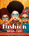 Fashion Coloring Book for Black Girls Ages 8-12