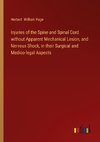 Injuries of the Spine and Spinal Cord without Apparent Mechanical Lesion, and Nervous Shock, in their Surgical and Medico-legal Aspects