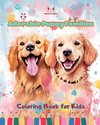 Adorable Puppy Families - Coloring Book for Kids - Creative Scenes of Endearing and Playful Dog Families
