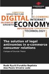 The solution of legal antinomies in e-commerce consumer relations