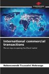 International commercial transactions