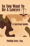 So You Want To Be A Lawyer