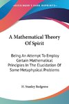 A Mathematical Theory Of Spirit