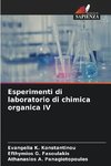 Esperimenti di laboratorio di chimica organica IV