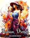 Fashion Dresses Coloring Book