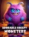 Adorable Creepy Monsters Coloring Book for Kids