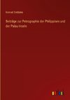 Beiträge zur Petrographie der Philippinen und der Palau-Inseln