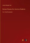 German Classics for  American Students