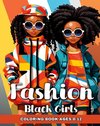 Fashion Coloring Book for Black Girls Ages 8-12