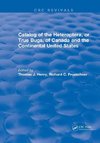 Catalog of the Heteroptera or True Bugs, of Canada and the Continental United States