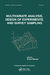 Multivariate Analysis, Design of Experiments, and Survey Sampling