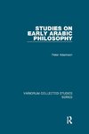 Studies on Early Arabic Philosophy