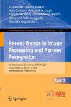 Recent Trends in Image Processing and Pattern Recognition