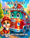 Camiones de Bomberos Libro de Colorear