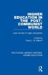 Higher Education in the Post-Communist World