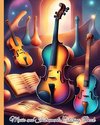 Music and Instruments Coloring Book