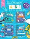 Mrs Huntington's 4 in 1 Preschool Workbook Ages 3-5