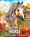 Horse Coloring Book for Adults