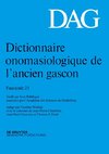 Dictionnaire onomasiologique de l¿ancien gascon (DAG), Fascicule 21, Dictionnaire onomasiologique de l¿ancien gascon (DAG) Fascicule 21