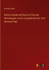 Notizie storiche del David del Piazzale Michelangelo e cenni biografici del Cav. Prof. Clemente Papi