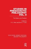 Studies in Presocratic Philosophy Volume 2