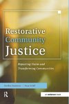 Restorative Community Justice