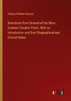 Selections from Several of the More Eminent Cavalier Poets. With an Introduction and Brief Biographical and Critical Notes