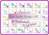 Das bunte Kinder-ABC in Druckschrift mit Artikeln