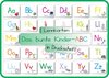 Das bunte Kinder-ABC in Druckschrift