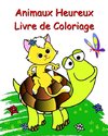 Animaux Heureux Livre de Coloriage