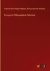 Essays in Philosophical Criticism