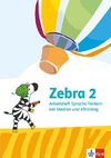 Zebra 2. Arbeitsheft Sprache Förderheft mit eTraining Klasse 2