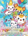 Squishmallows animali - LIBRO DA COLORARE SEMPLICE E FACILE PER BAMBINI DA 2 ANNI IN SU