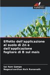 Effetto dell'applicazione al suolo di Zn e dell'applicazione fogliare di B sul mais