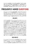 Frequently Asked Questions, Volume 1