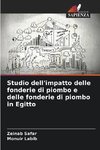 Studio dell'impatto delle fonderie di piombo e delle fonderie di piombo in Egitto