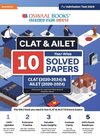 Oswaal CLAT & AILET 10 Previous Years Solved Papers - Year-Wise | CLAT (2020 -2024) & AILET (2020 - 2024) For Admission Test 2025