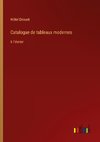 Catalogue de tableaux modernes