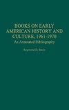 Books on Early American History and Culture, 1961-1970