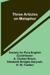 Three Articles on Metaphor