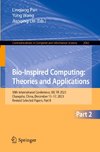 Bio-Inspired Computing: Theories and Applications