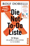 Die Not-To-Do-Liste